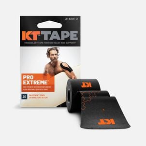 KT Tape Pro Extreme, Extra Strength Adhesive, Black, 20 ct.