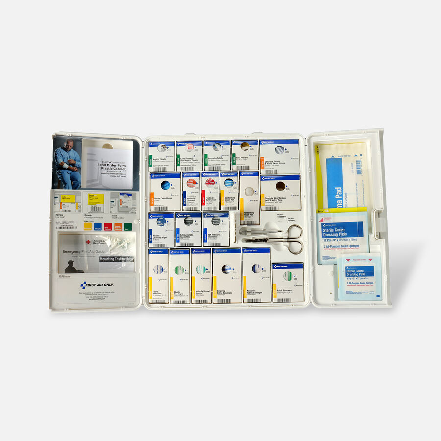 Large Smart-Compliance First Aid Cabinet, 275 pcs, , large image number 0