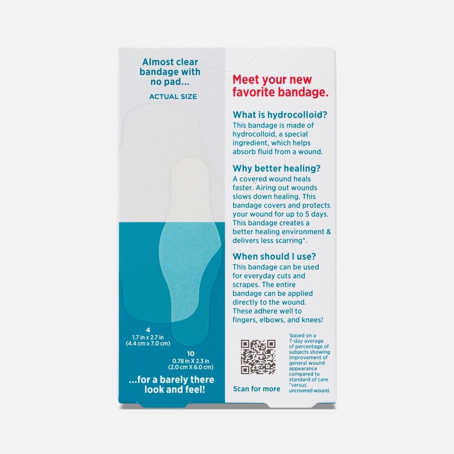 BAND-AID&reg; PRO HEAL&reg; 5-Day Protect Blister and Heel Adhesive Bandages, 14 ct., , large image number 1