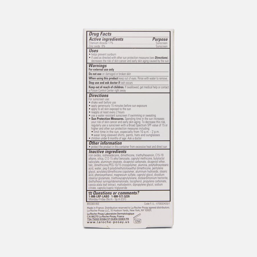 La Roche-Posay Anthelios Mineral Tinted Light Fluid Face Sunscreen, SPF 40, Deep, 1.7 fl oz., Deep, large image number 5