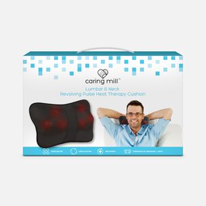 Caring Mill™ Lumbar & Neck Revolving Pulse Heat Therapy Cushion