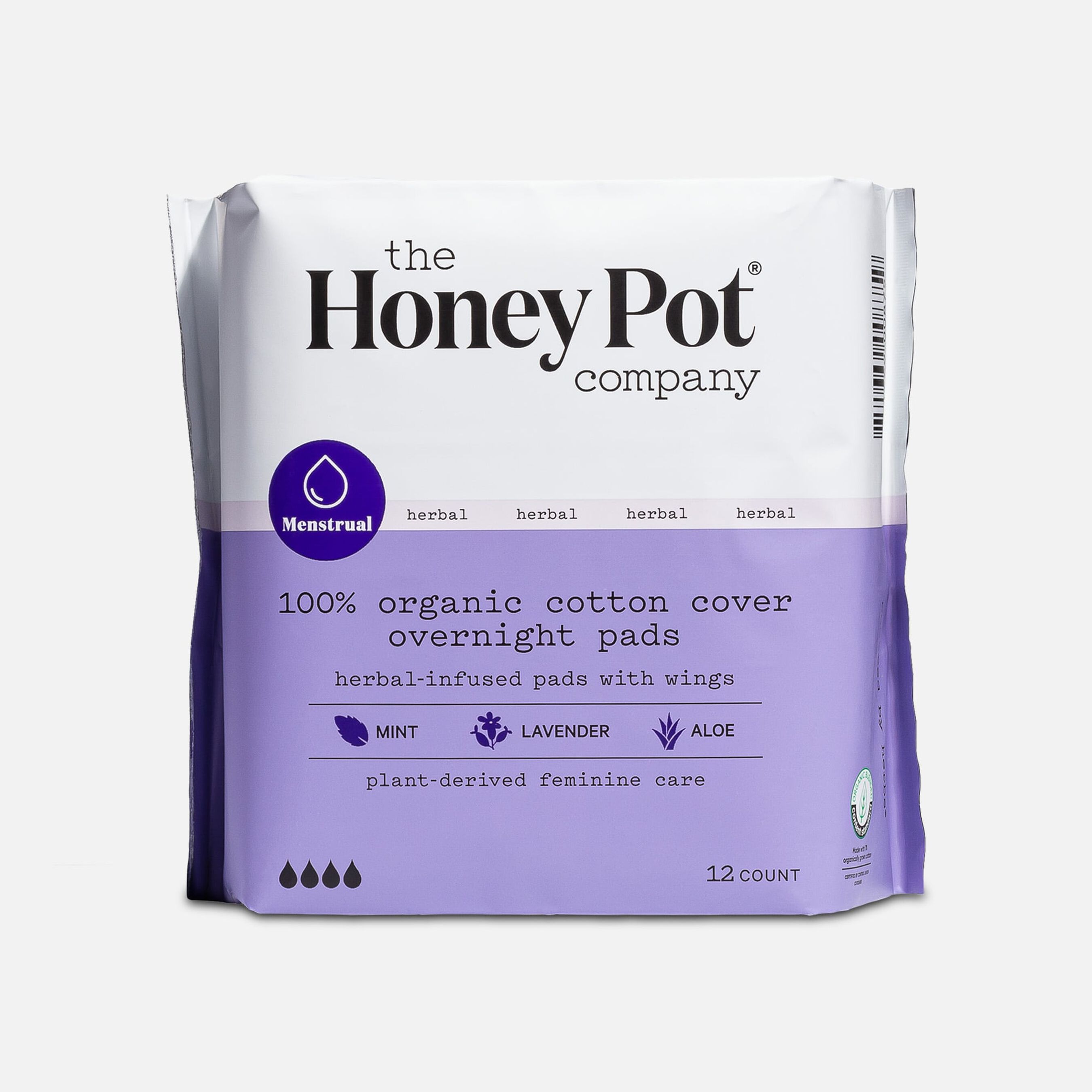 HSA Eligible The Honey Pot 100 Organic Top Sheet Super Herbal