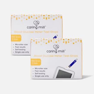 Caring Mill™ Blood Glucose Test Strips, 100 ct. (2-Pack)
