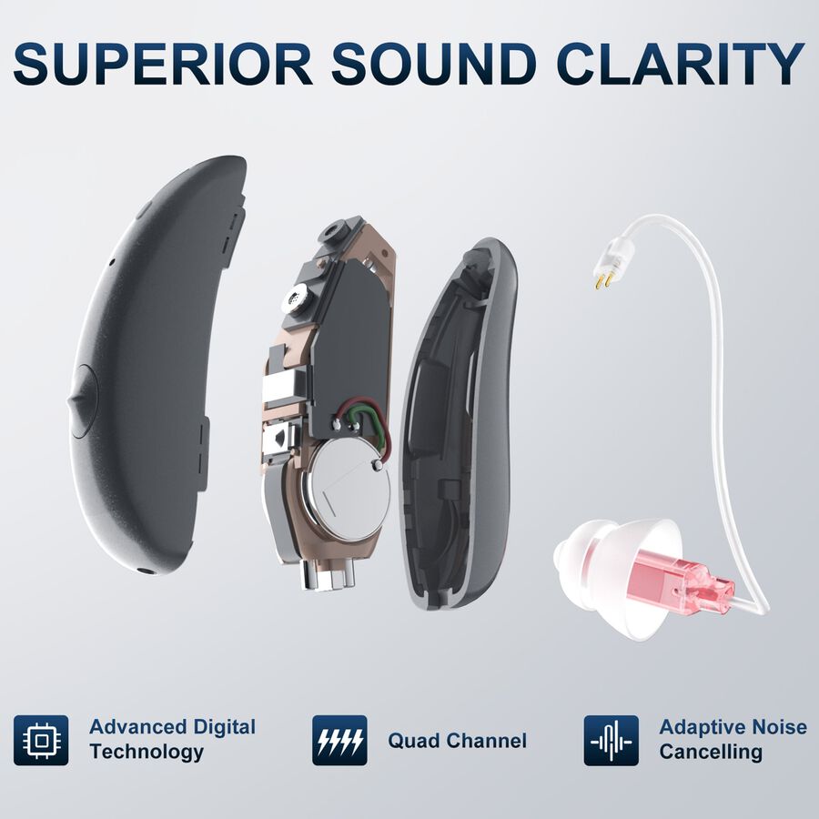 Ceretone Beacon Self-Fitting OTC Hearing Aids, , large image number 1