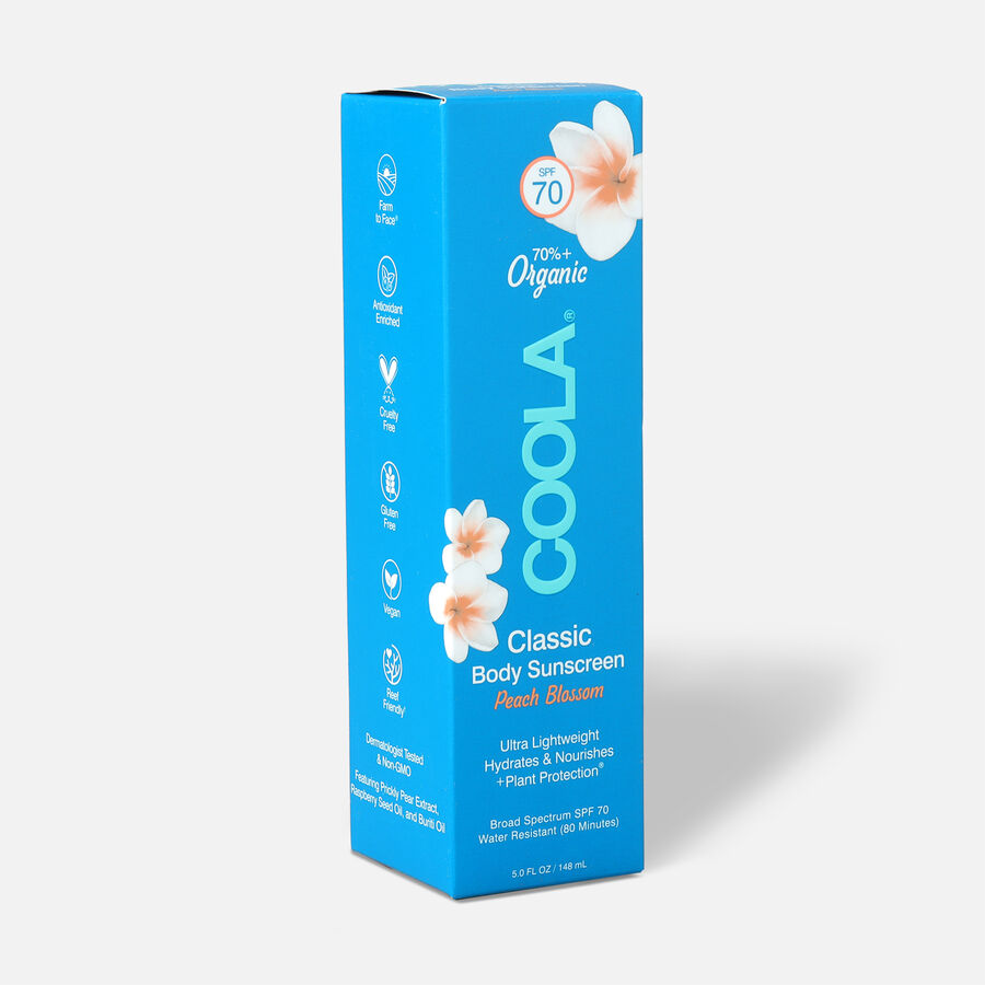 Coola Classic Body Organic Sunscreen Lotion SPF 70 Peach Blossom, 5 oz., , large image number 3
