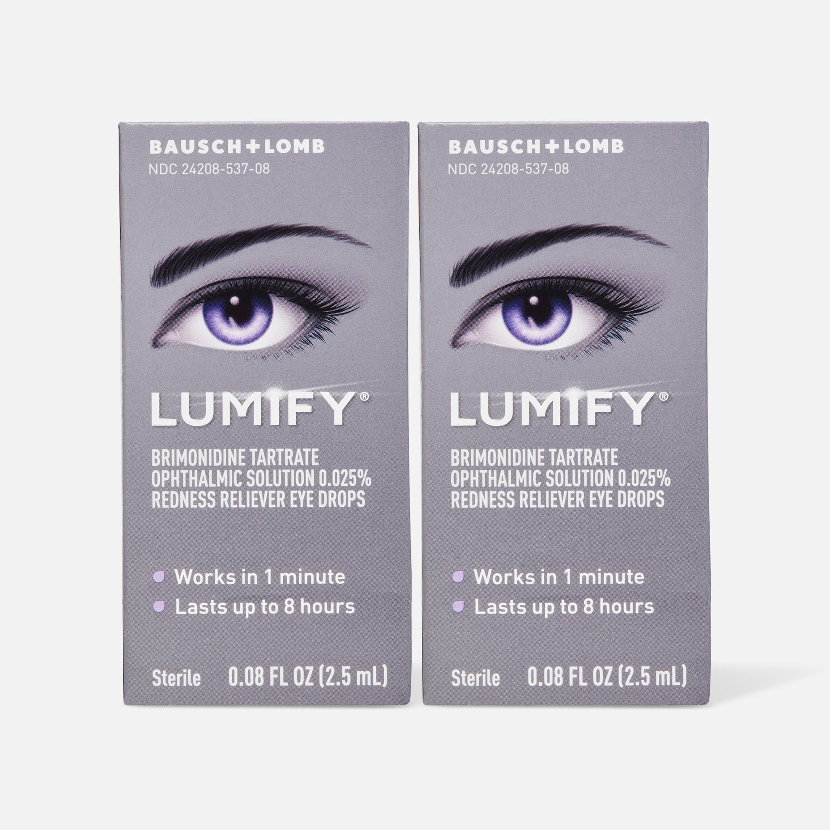 HSA Eligible LUMIFY® Redness Reliever Eye Drops, 0.08 fl. oz. (2Pack