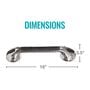 HealthSmart Suction Cup Grab Bar, 16", , large image number 1