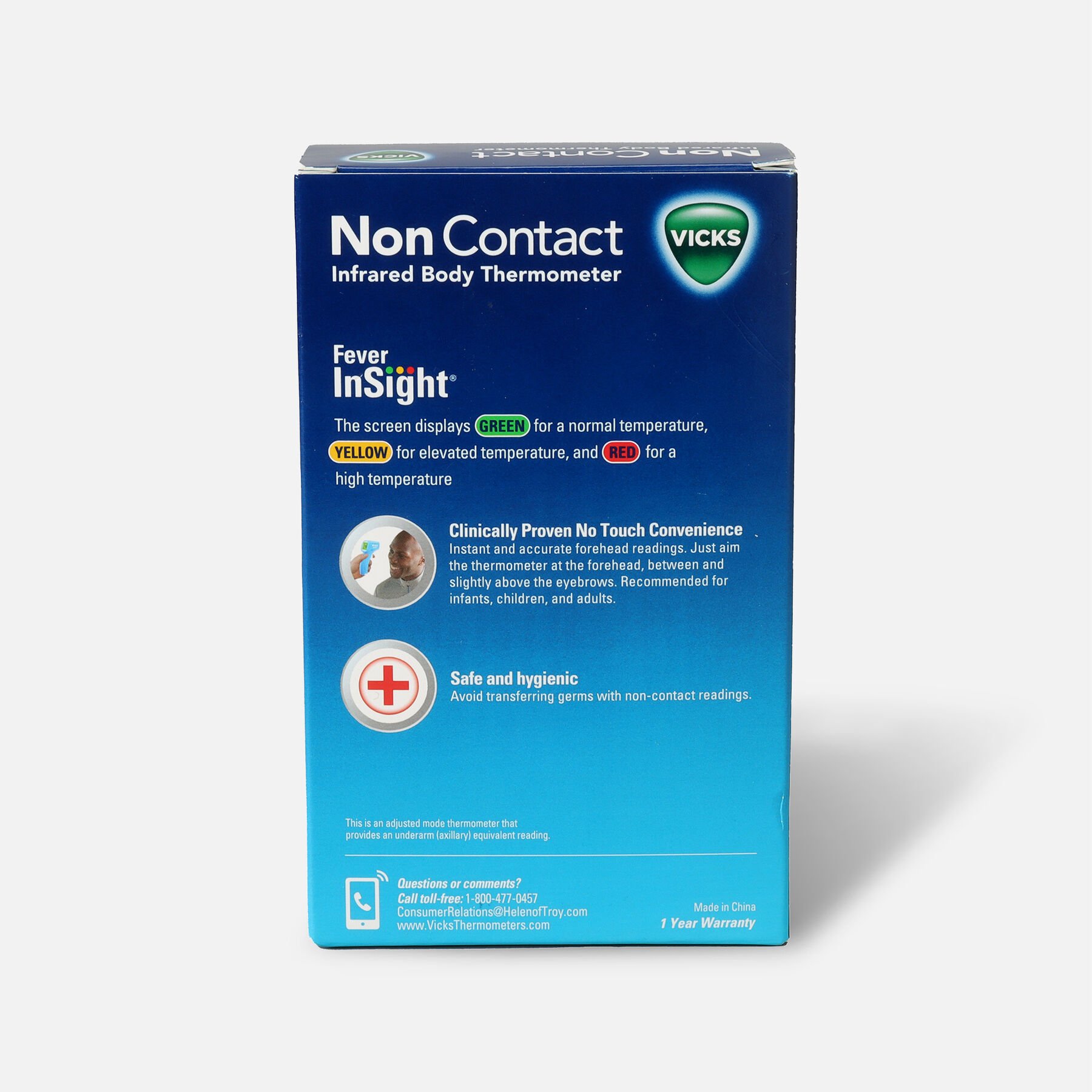 HSA Eligible Vicks Non Contact Infrared Body Thermometer HSA Eligible