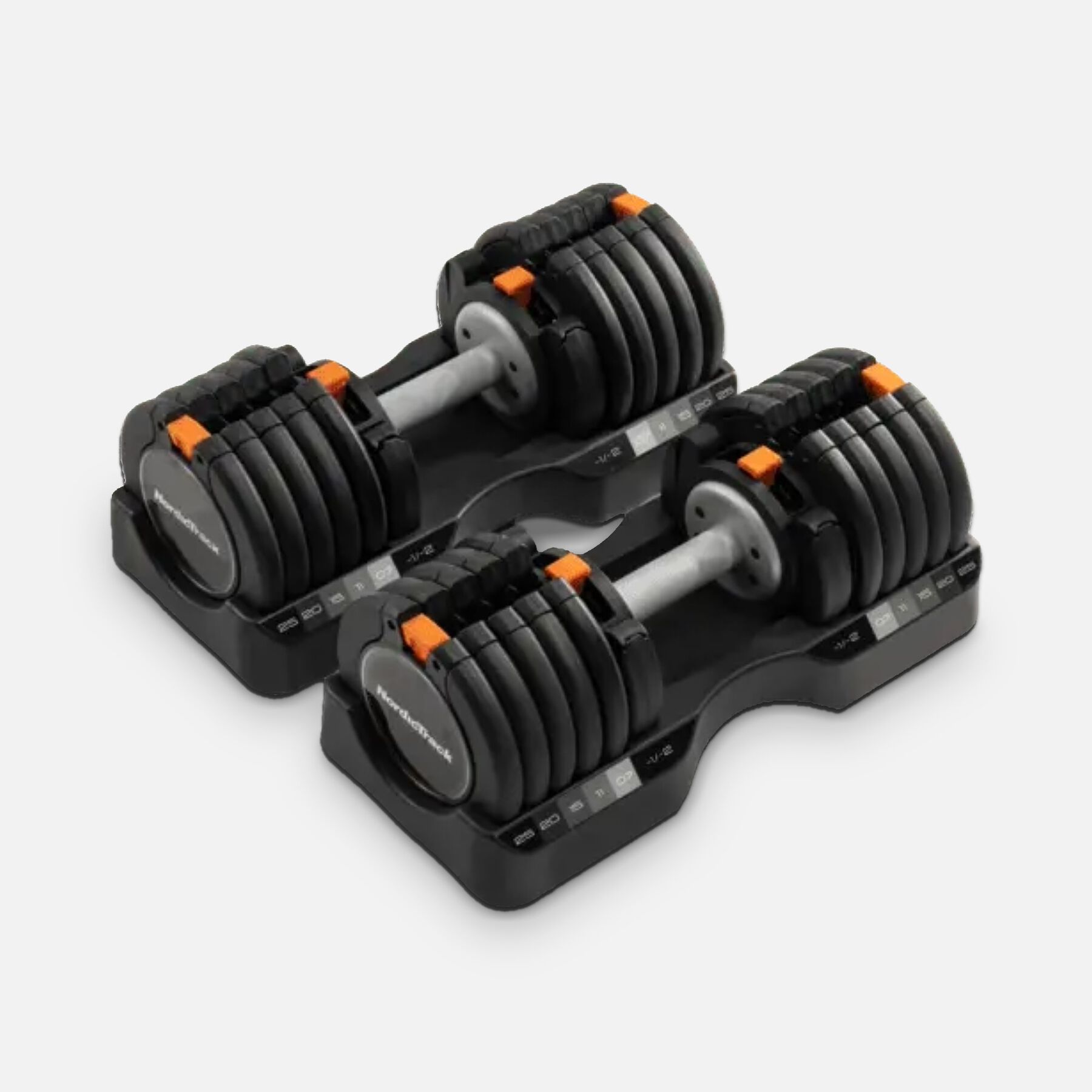 NordicTrack Select-A-Weight 55lb Dumbbells