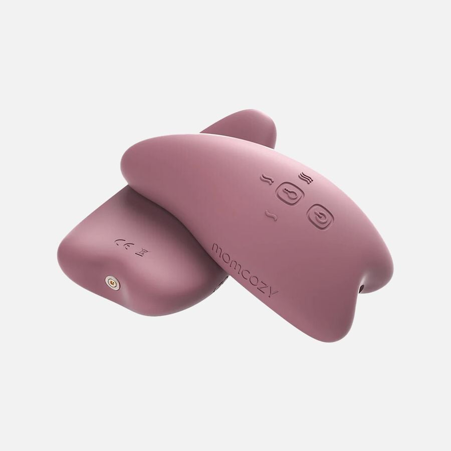 Momcozy Double 2-in-1 Warming Vibration Lactation Massager, , large image number 0