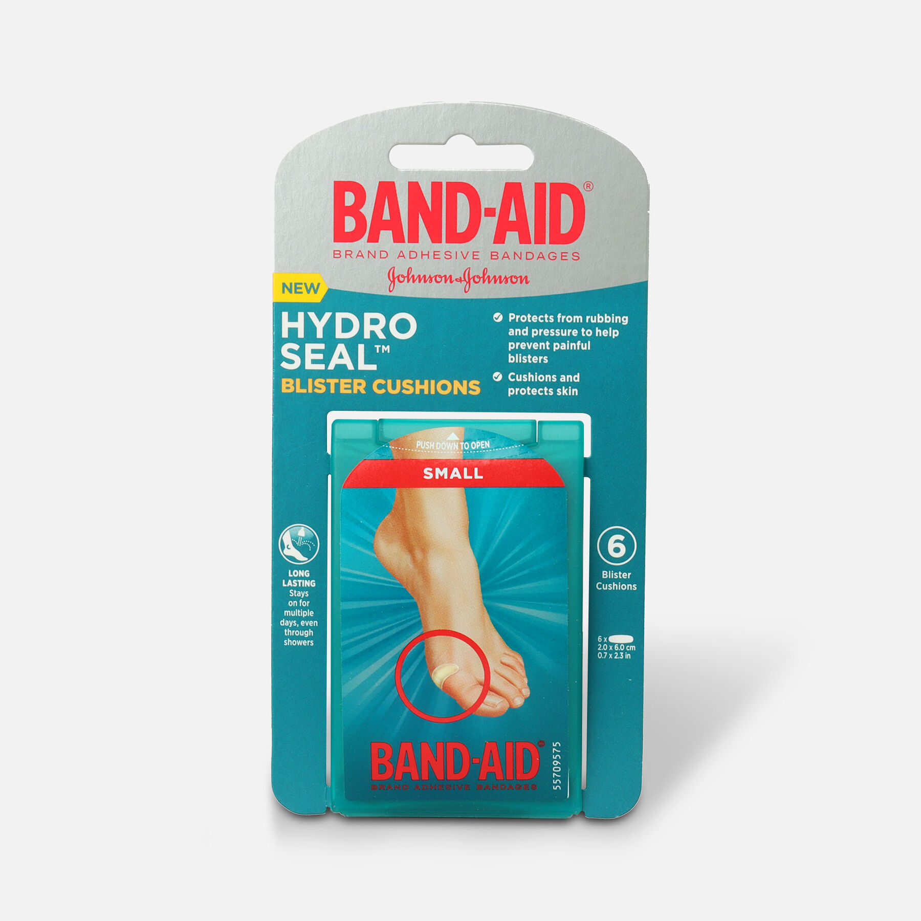 BandAid Hydro Seal Bandages Blister Cushion, Waterproof Blister Pad