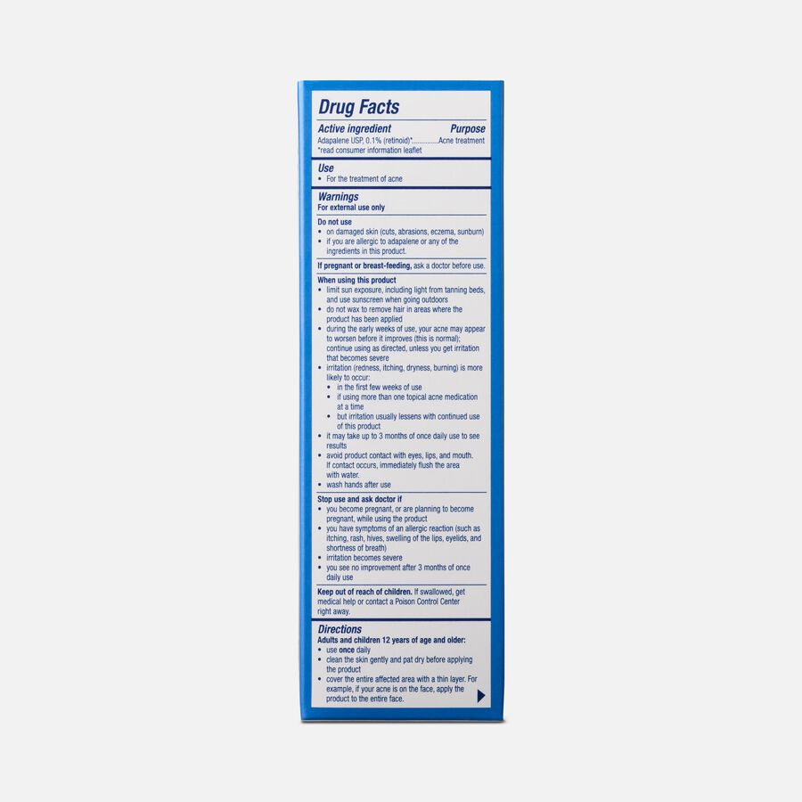 PanOxyl Adapalene 0.1% Leave-On Gel, 0.5 oz., , large image number 1