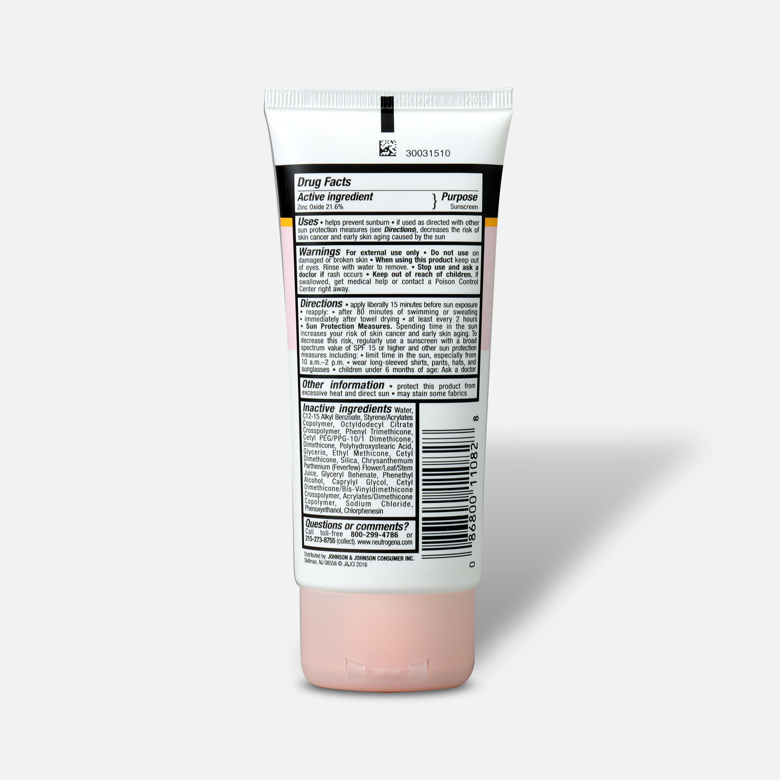 NEUTROGENA® PURE & FREE® Baby Mineral Sunscreen Broad Spectrum SPF 50