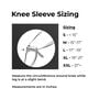 Reparel Knee Sleeve, Black, L, , large image number 4