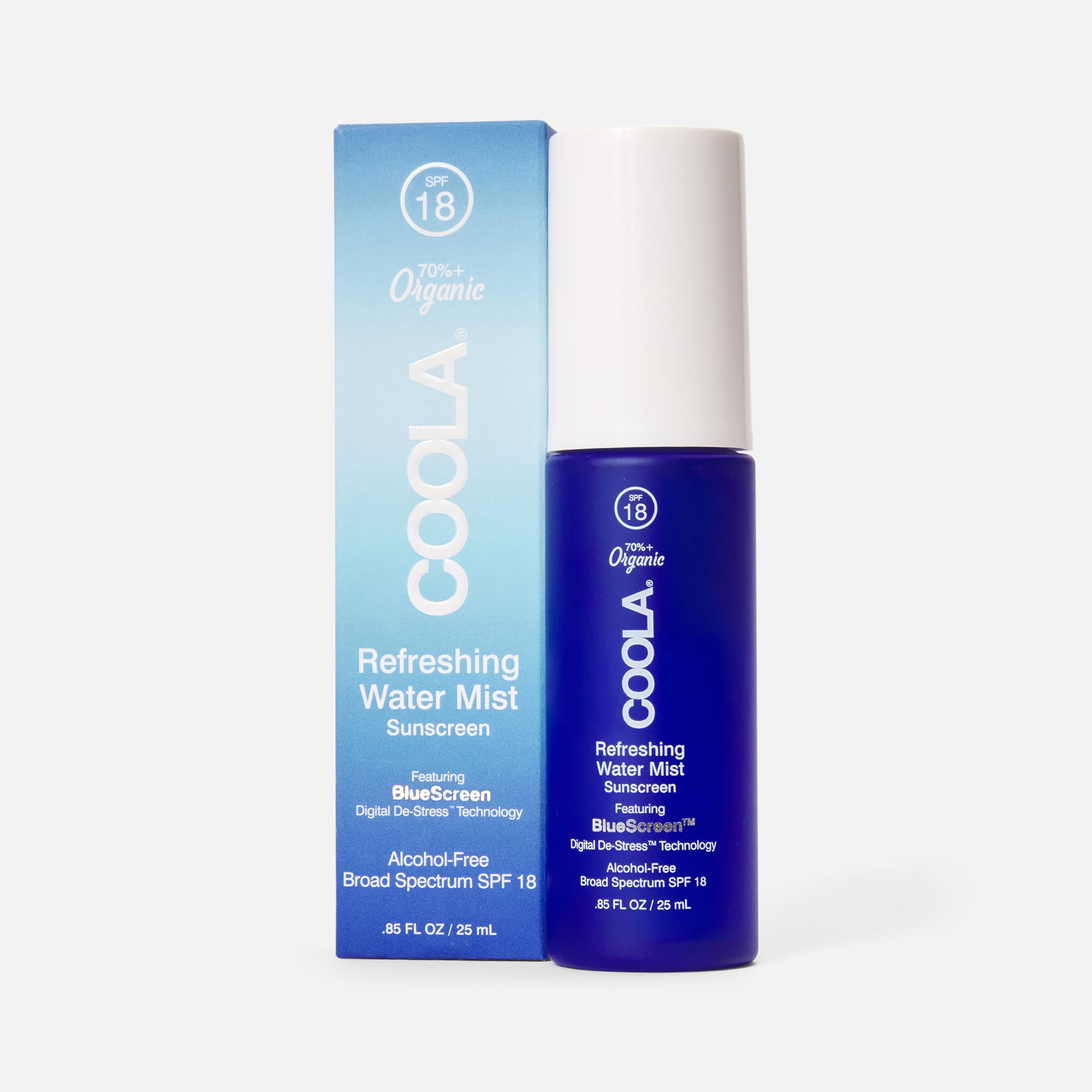 HSA Eligible COOLA Refreshing Water Mist Organic Face Sunscreen SPF 18