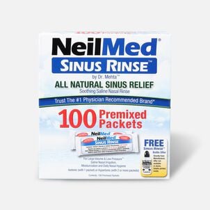 HSA Eligible  NeilMed Sinus Rinse Regular Refill Packets, 100 ea