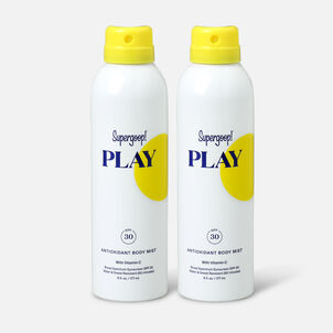 Supergoop! PLAY Antioxidant Body Mist SPF 30 with Vitamin C, 6 oz. (2-Pack)