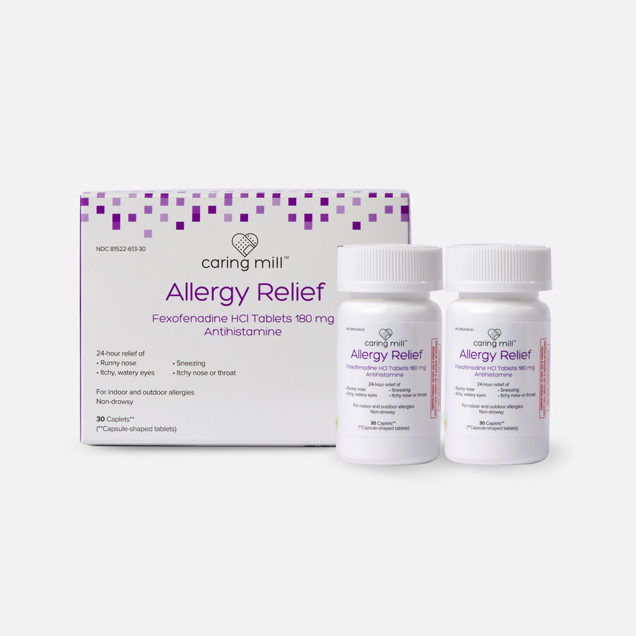 Caring Mill™ Fexofenadine Tablet, 24 hour, 30 ct. (2-Pack), , large image number 0