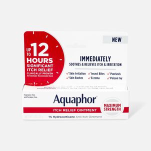 Aquaphor Itch Relief Ointment, 1% Hydrocortisone, 1 oz.