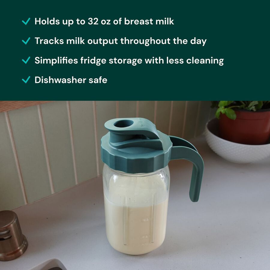 Willow Glass Breast Milk Pitcher, 32-oz. Capacity, , large image number 2