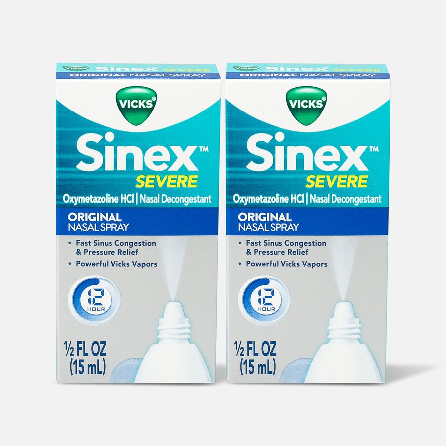 Vicks Sinex Severe Nasal Spray, Original (2-Pack), , large image number 0