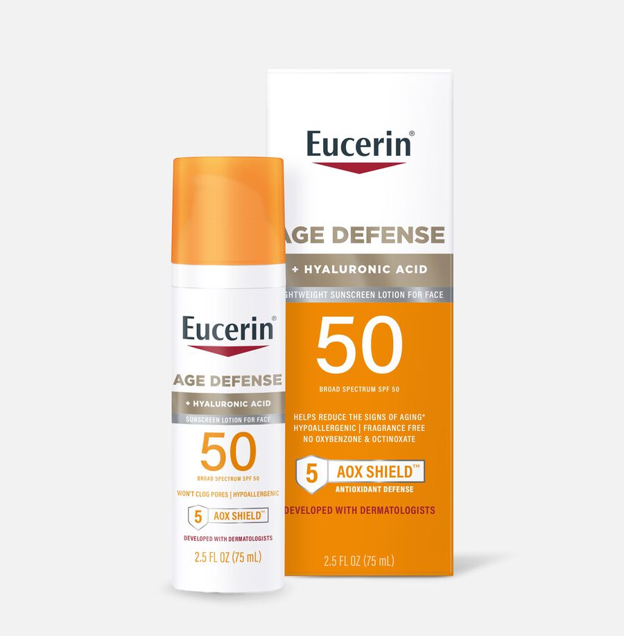 Eucerin Sun Age Defense Face Sunscreen Lotion - SPF 50 - 2.5oz, , large image number 0