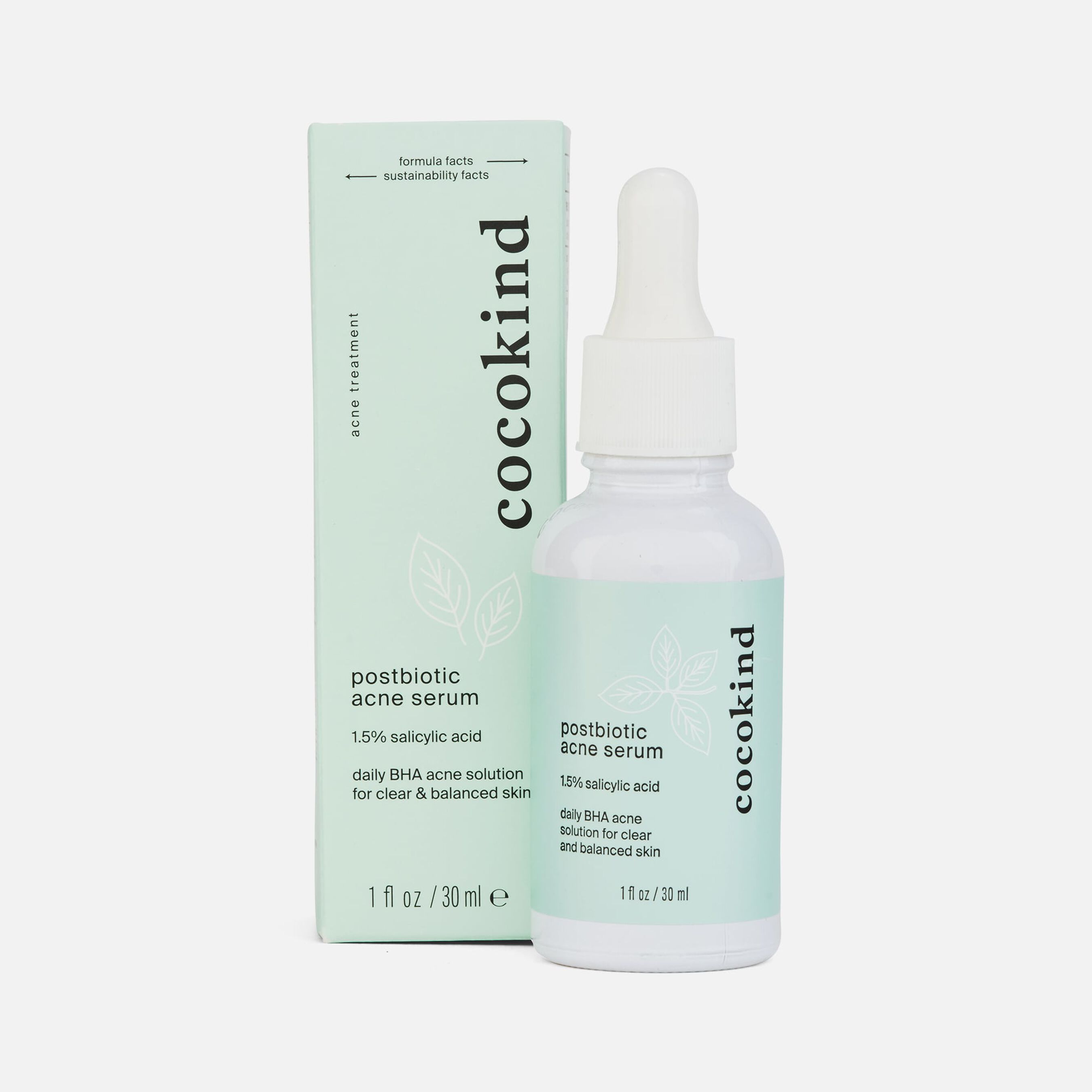 HSA Eligible Cocokind Postbiotic Acne Serum for BlemishProne Skin, 1