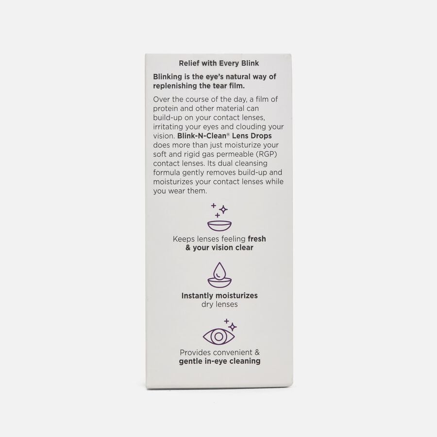 Bausch + Lomb Blink-N-Clean Lens Drops, 0.5 fl oz., , large image number 1