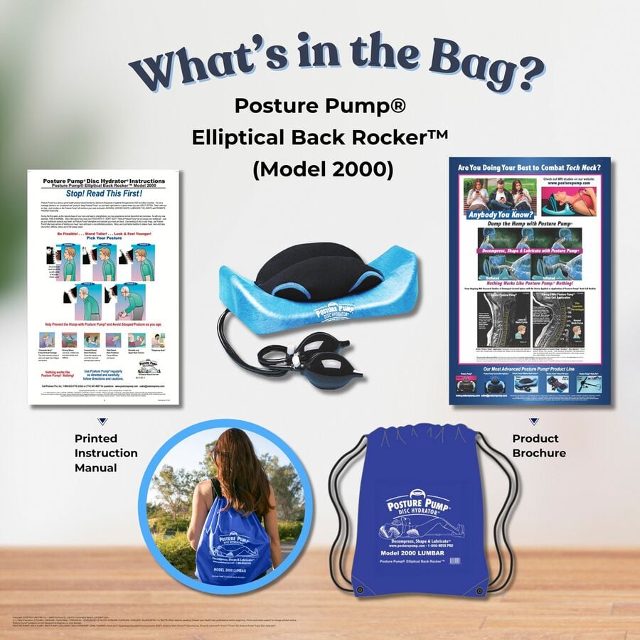 Posture Pump® Back Pump® Elliptical Back Rocker™, Model 2000, , large image number 2