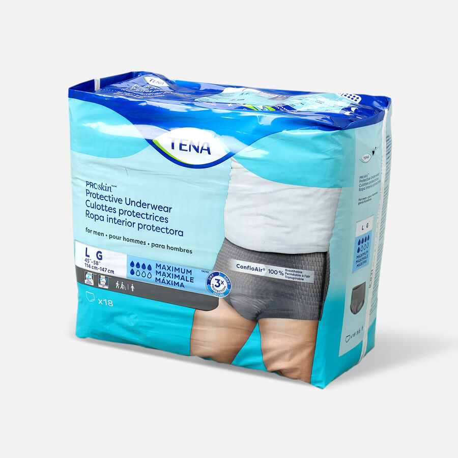 Tena Proskin™ Protective Incontinence Underwear For Men Maximum Absorbency Large 18 Count 