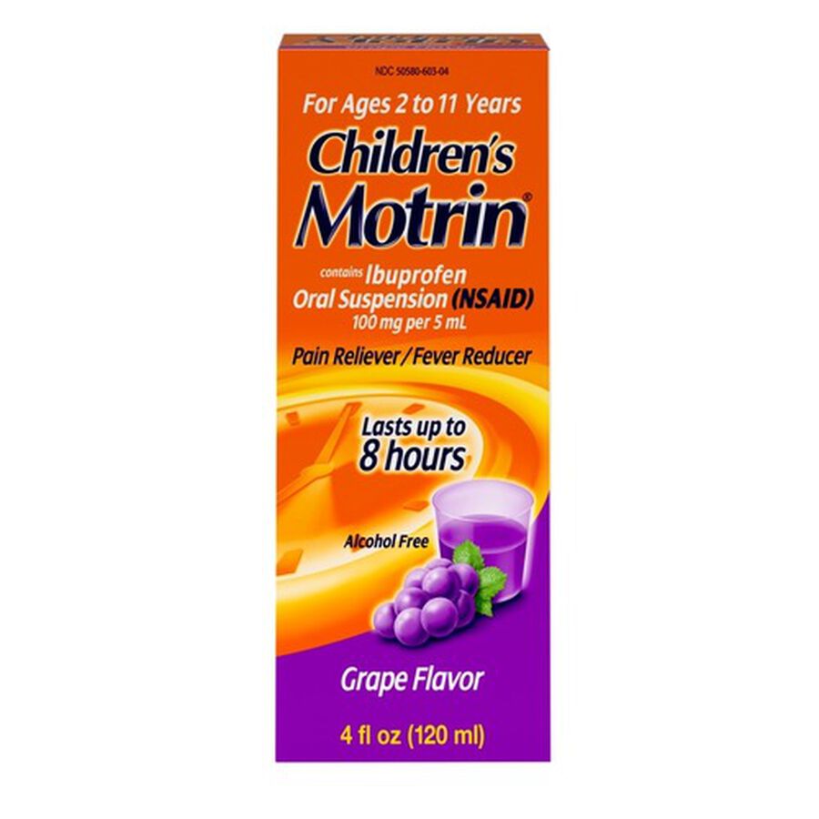 Children's Motrin Grape Flavor 4 fl oz