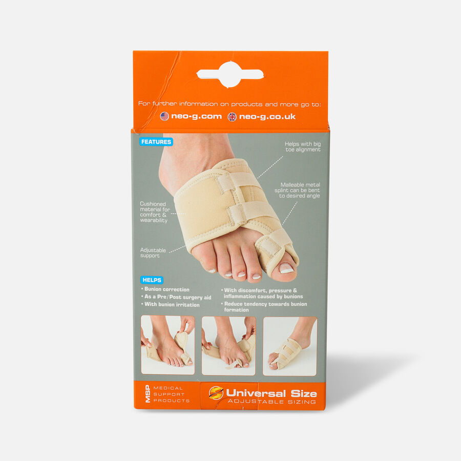 Neo G Bunion Correction System, Hallux Valgus Soft Support, One Size, Right, , large image number 1