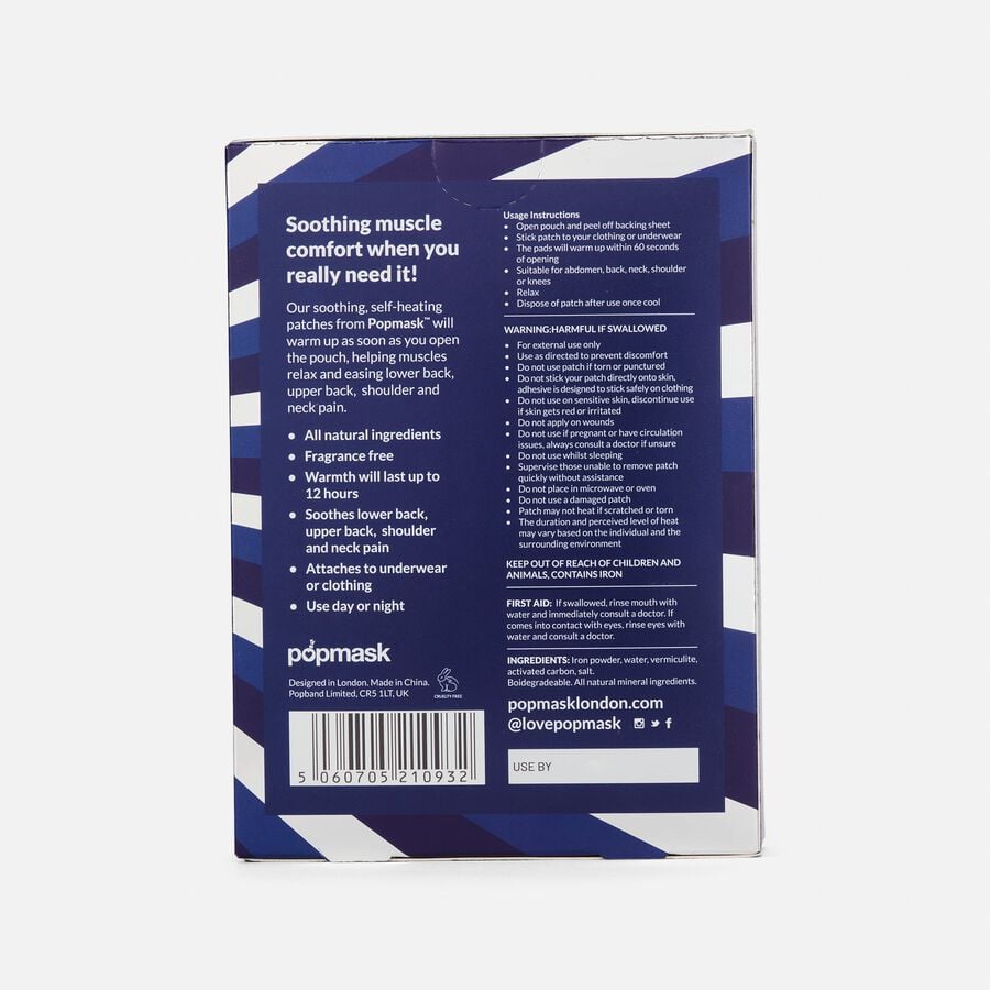 POPMASK Bare Hug Self-Heating Patches, 3 ct., , large image number 3