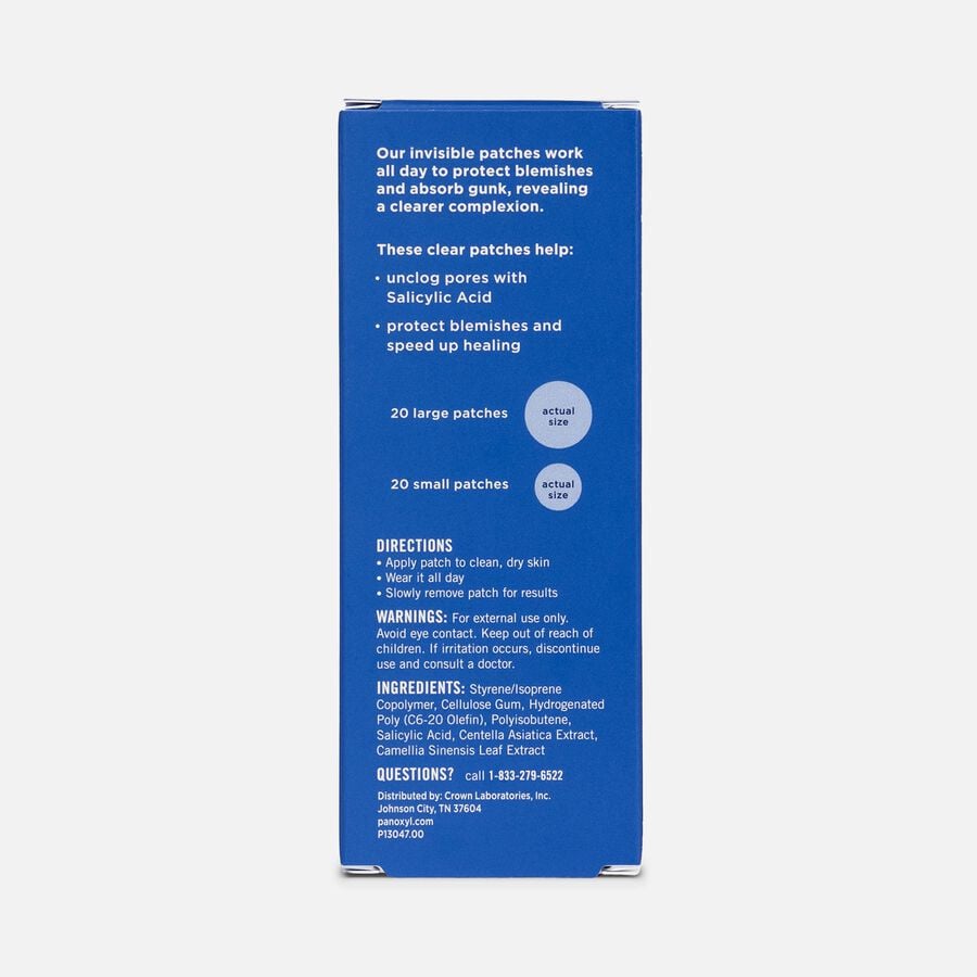 PanOxyl Daytime Invisible Patches w/ Salicylic Acid, 40 ct., , large image number 1