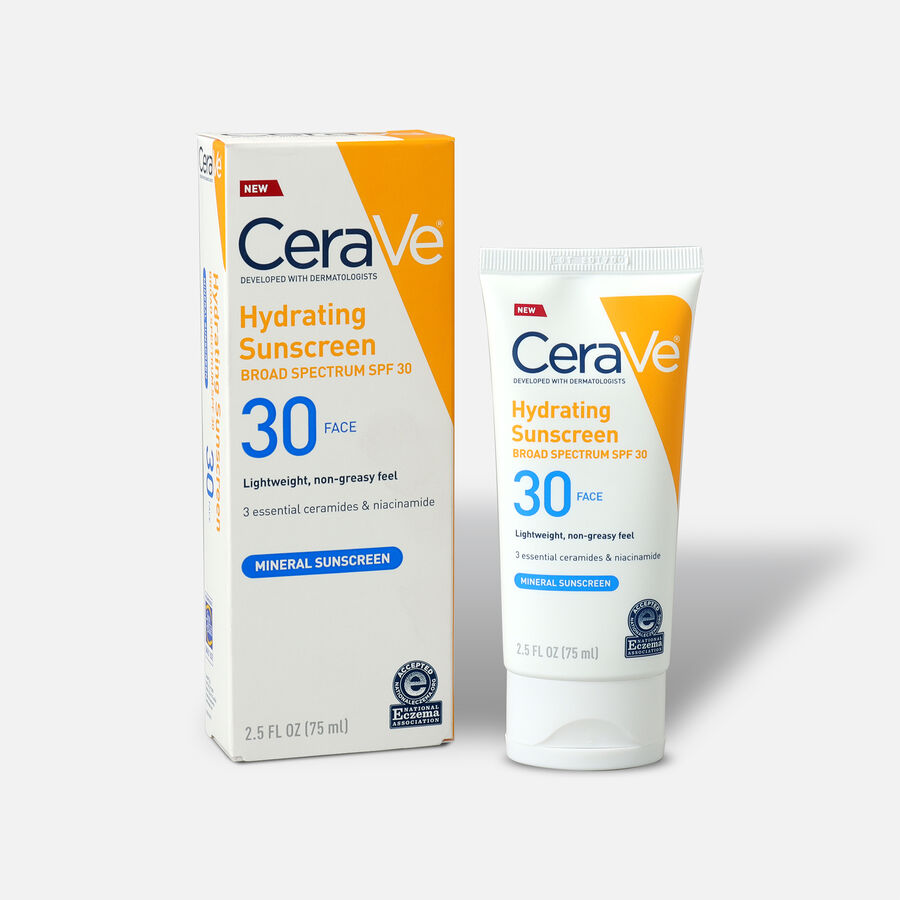 CeraVe Sunscreen for Face Lotion, SPF 30, 2.5 fl oz