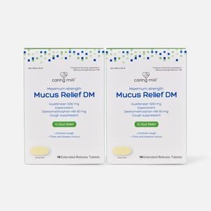 Caring Mill&trade; Maximum Strength Mucus-DM Extended-Release Tablets, 14 ct. (2-Pack)