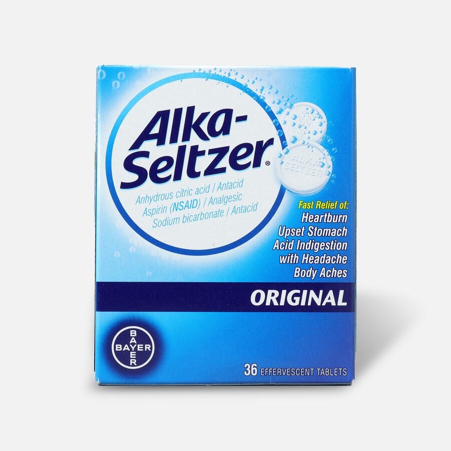 Alka-Seltzer Effervescent Tablets, Original - 36 ct., , large image number 0