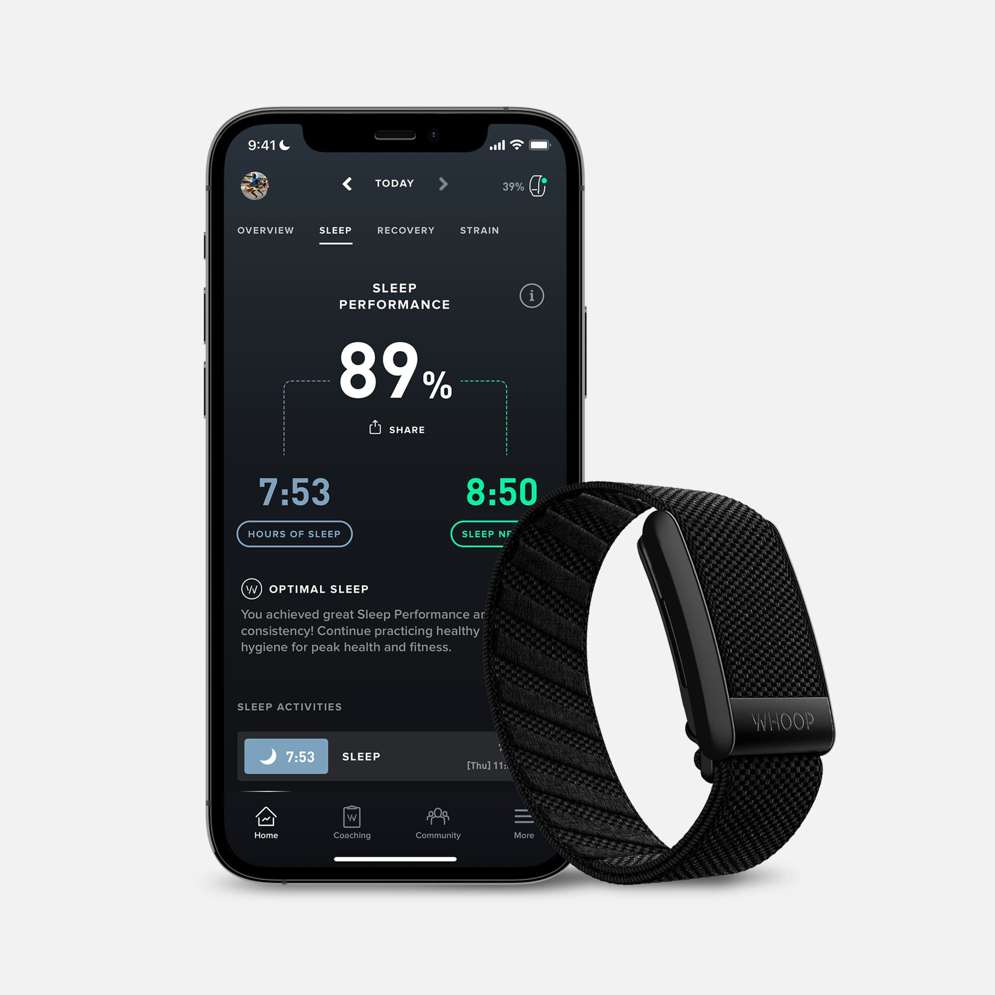 Whoop 4.0 Wearable Health Fitness & Activity Tracker Band - Thumbnail 3