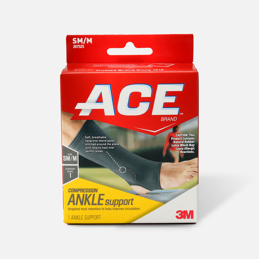Ace Elasto-Preene Ankle Support, S/M, , large image number 0