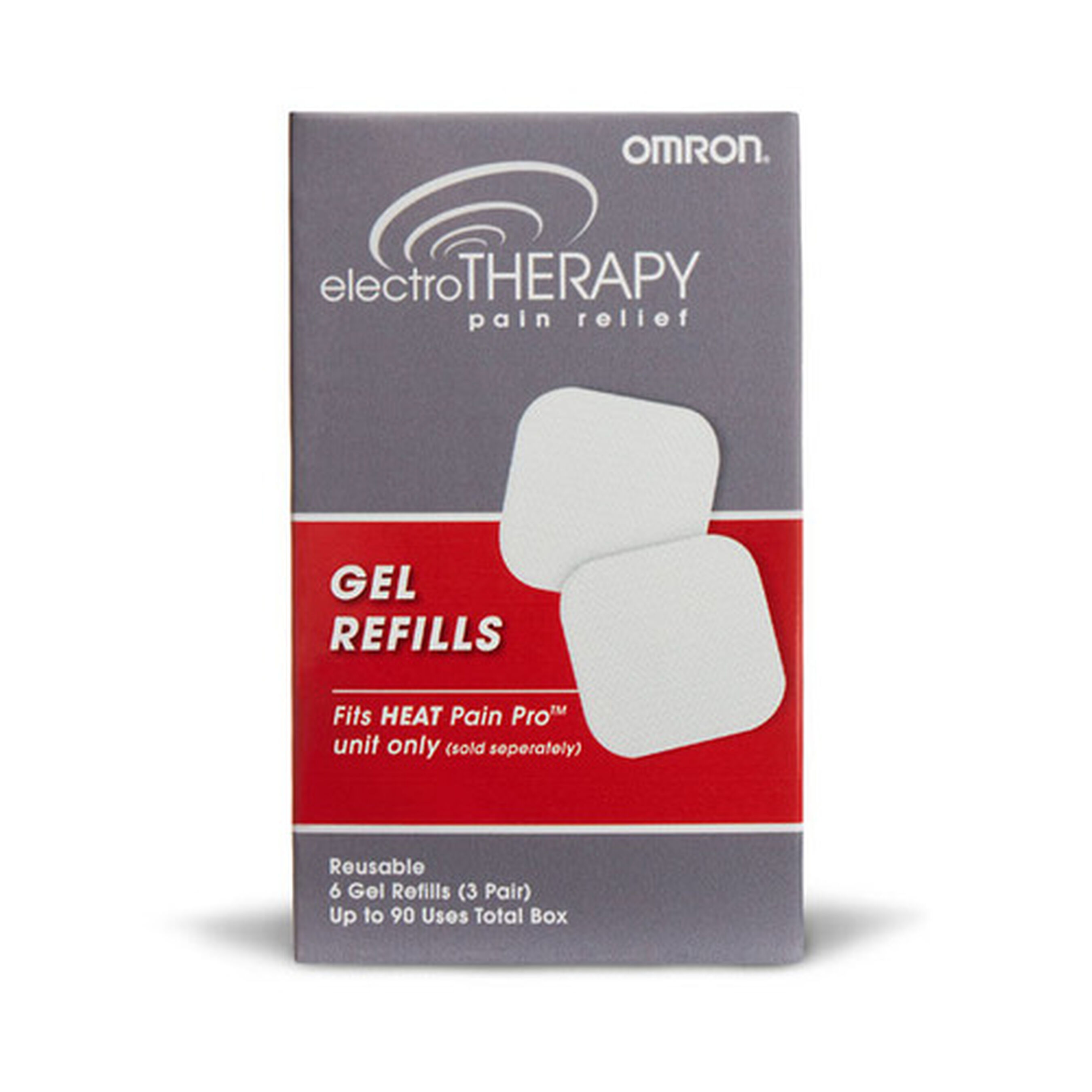 Omron Heat Pain Pro Gel Refills, 6 Count