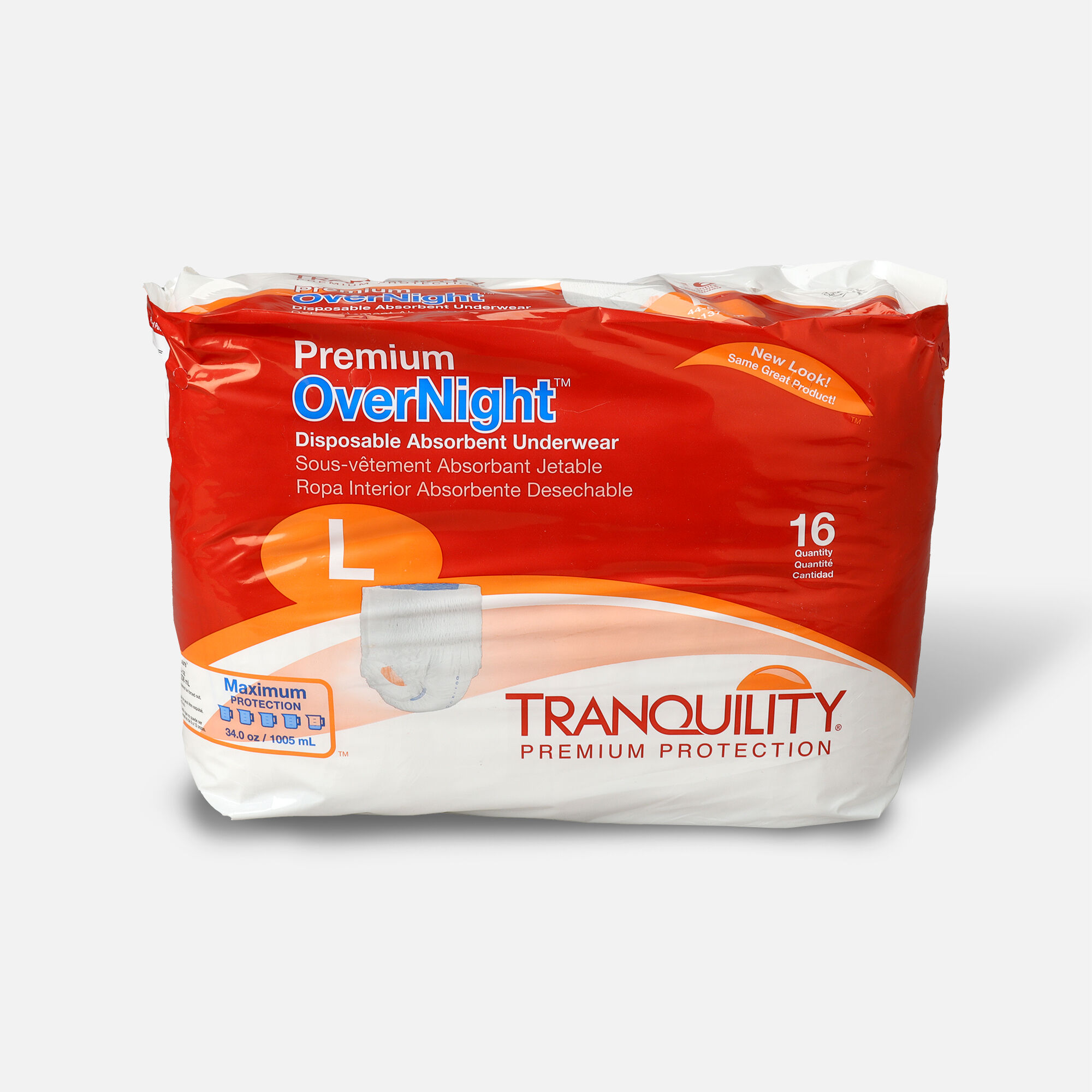 HSA Eligible Tranquility Premium OverNight Disposable Underwear