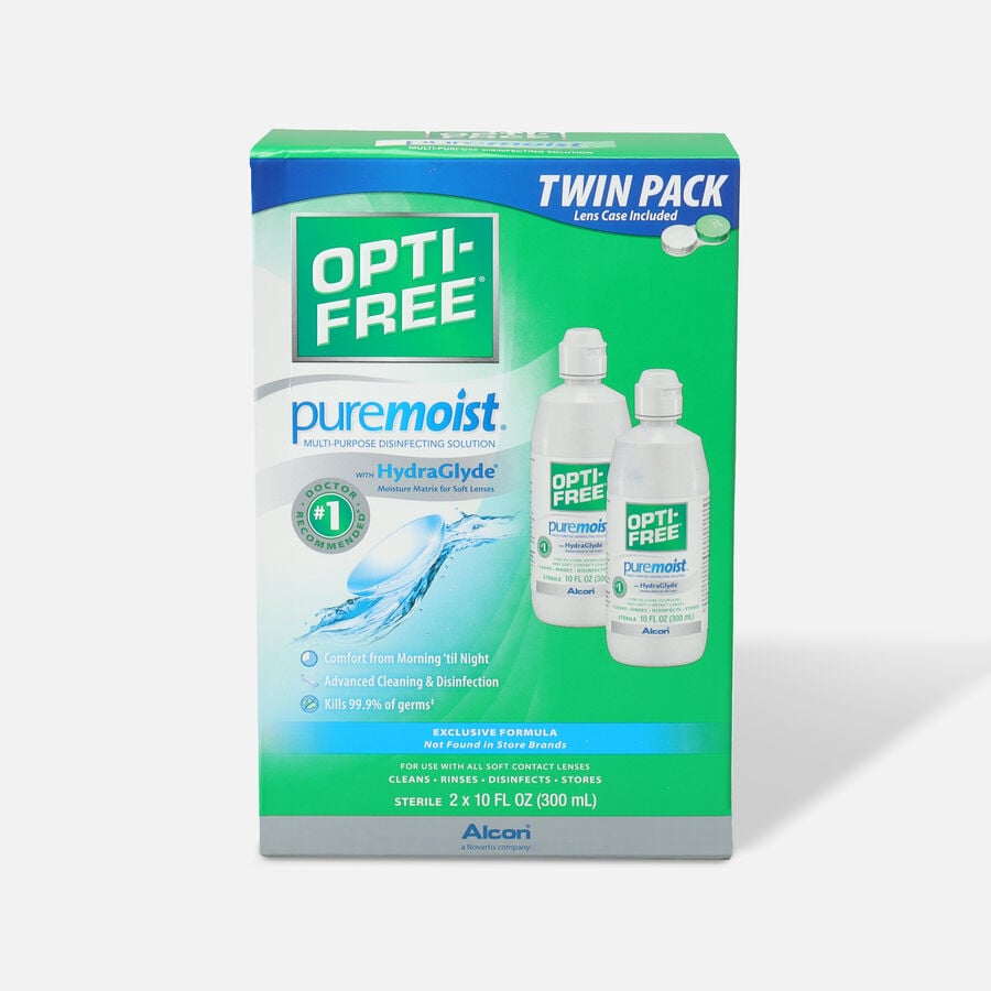 Opti-Free PureMoist Disinfecting Solution 10 fl oz. (2-Pack), , large image number 0