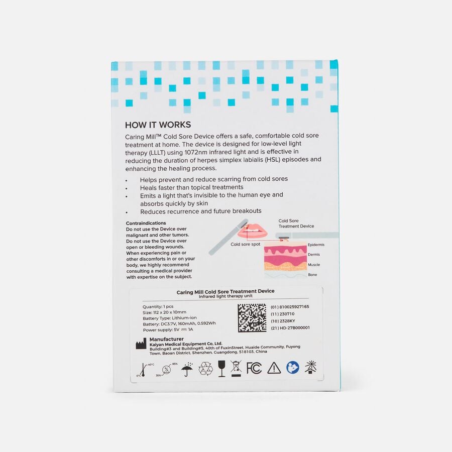 Caring Mill™ Cold Sore Therapy Device, , large image number 2