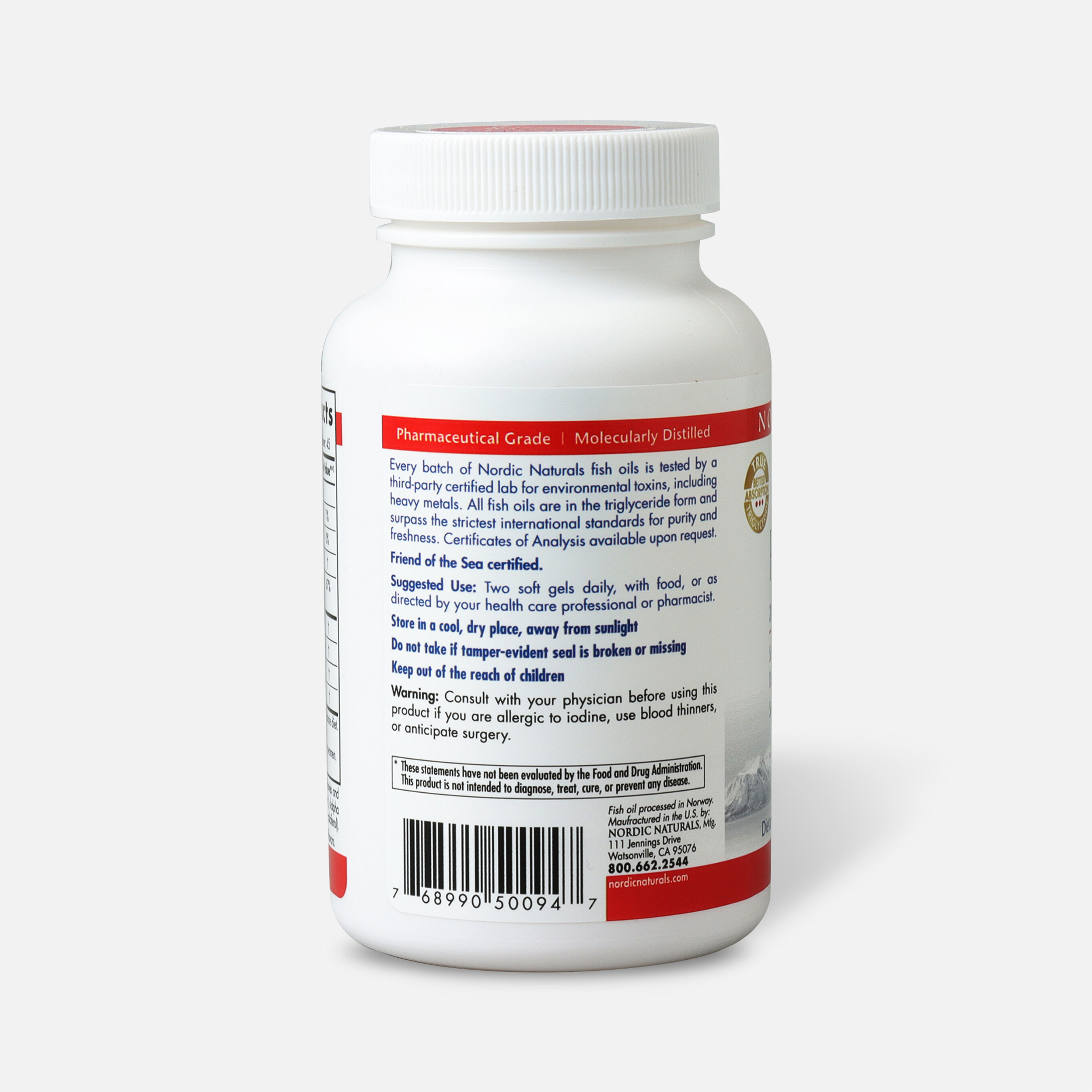 HSA Eligible Nordic Naturals Prenatal DHA VItamins, Soft Gels 90 ct