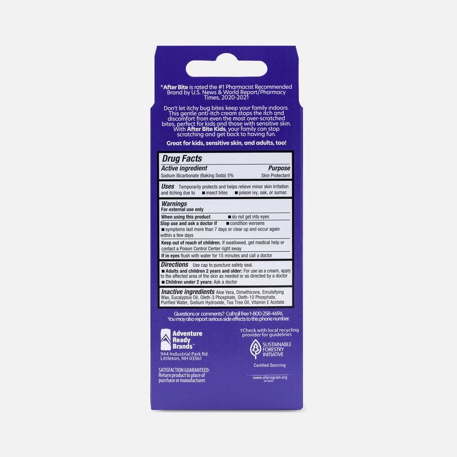 After Bite Kids Itch Relieving Cream, 0.7 fl oz., , large image number 1