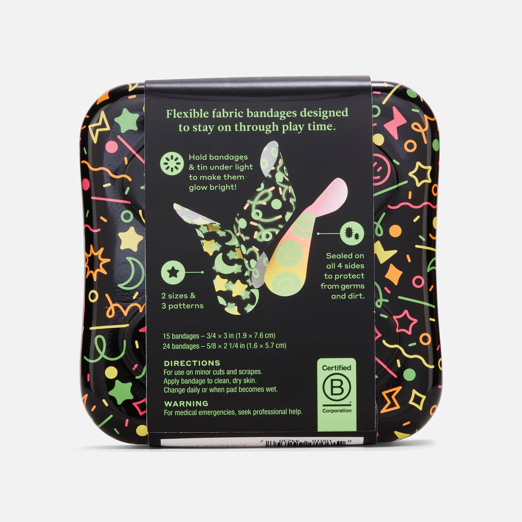 HSA Eligible Welly Bravery Badges GlowintheDark Bandages, 39 ct