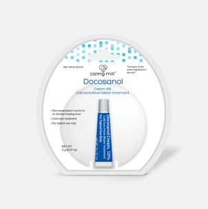 Caring Mill™ Docosanol 10% Cream Tube, Treatment for Cold Sore/Fever 0.07 oz. Tube