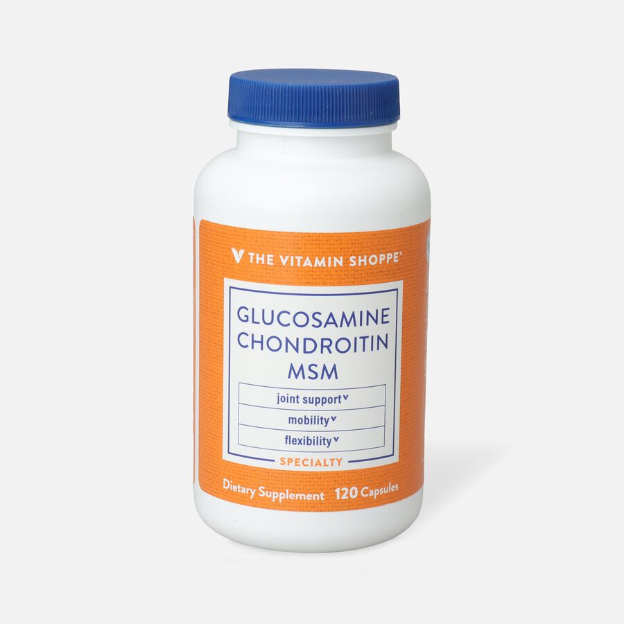 Vitamin Shoppe Glucosamine Chondroitin With MSM, Capsules, , large image number 0