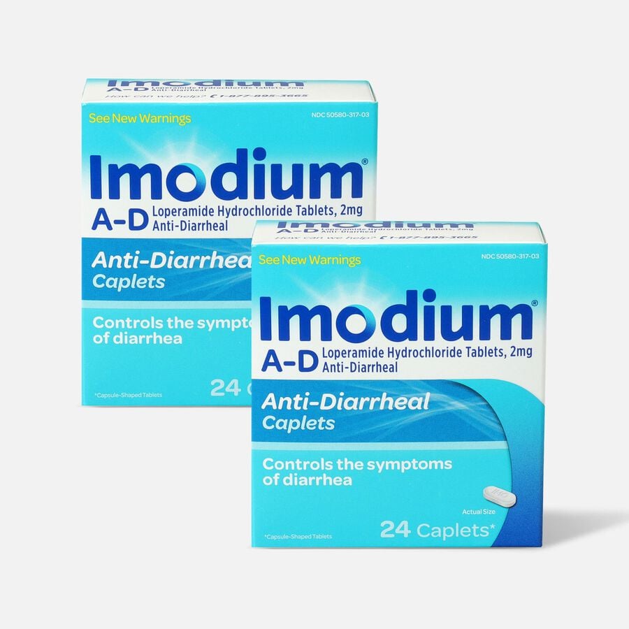 Imodium A-D Anti-Diarrheal, Caplet 24 ct. (2-Pack), , large image number 0