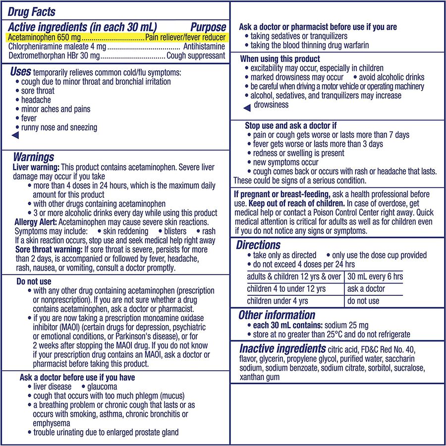 Vicks Nyquil Cold & Flu, Alcohol Free, 12 oz., , large image number 1